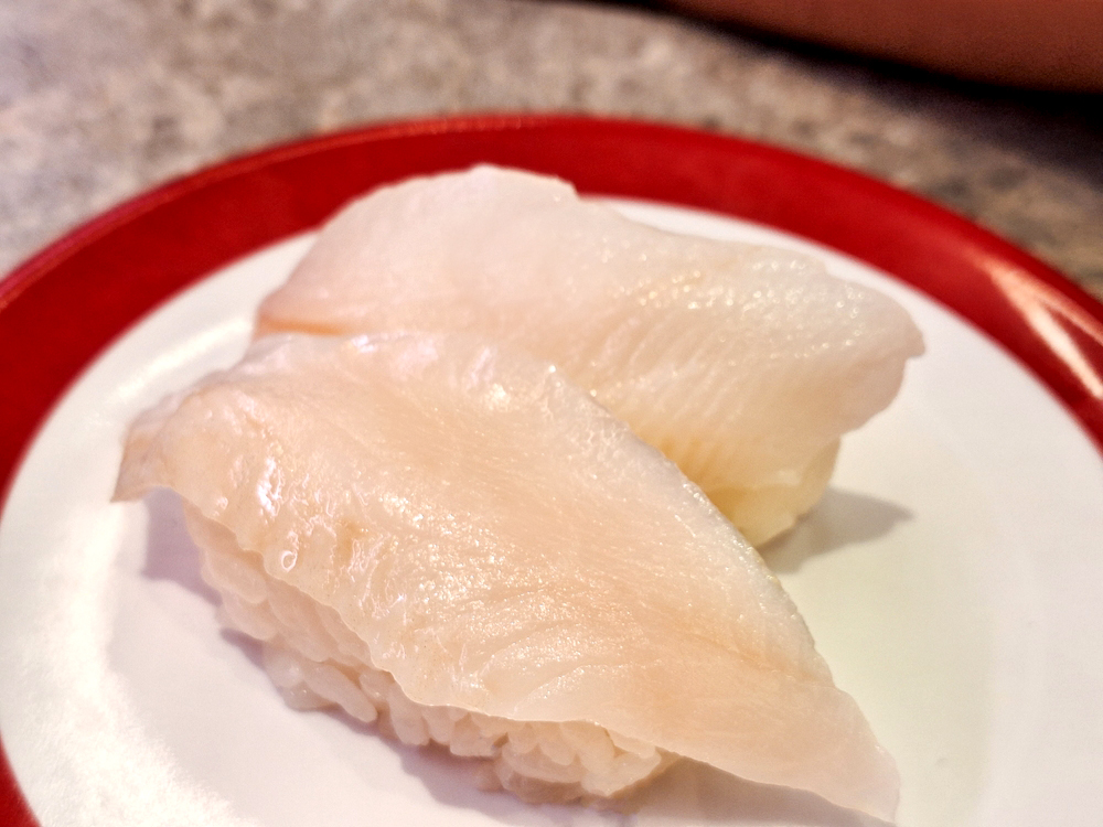 Japanese,Cuisine.,Sushi,With,The,Meat,Of,Halibut,Meat,Fish
