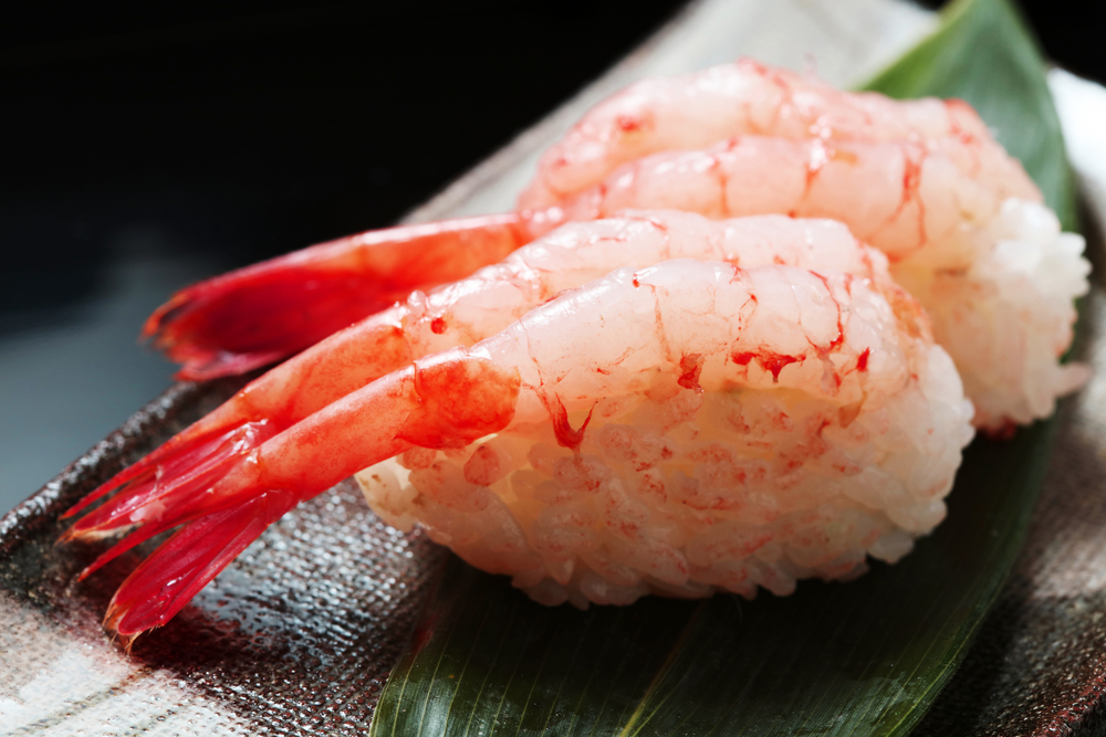 Raw,Shrimp,Sushi